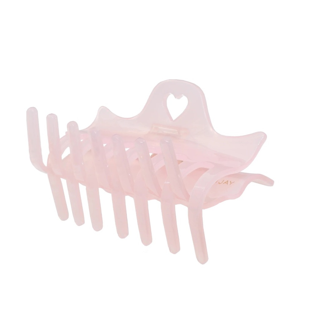 Emi Jay Heartbreaker Hair Clip in Pink Vanilla